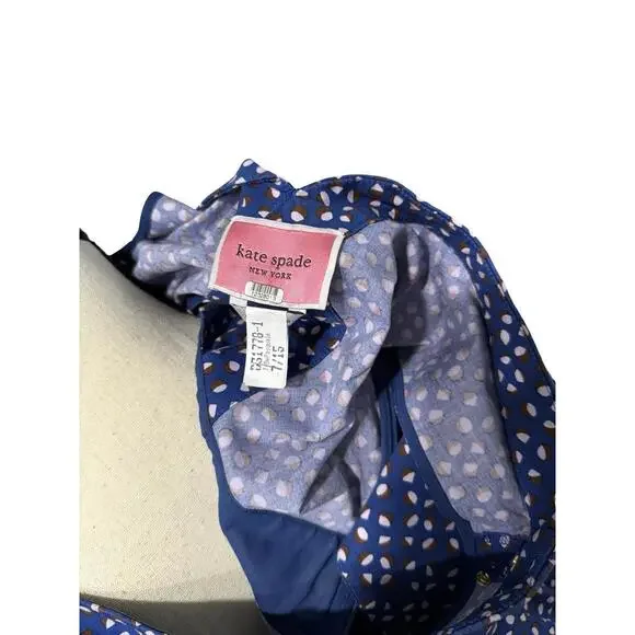 Kate Spade Blue Dress Size 8 - Picture 5 of 5
